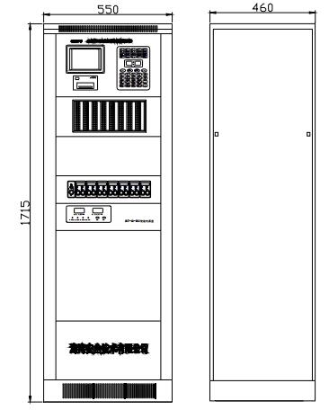 海灣JB-QG-GST5000火災(zāi)報(bào)警控制器尺寸大小