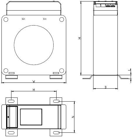 DH-GSTN5300/7探測器傳感器外形示意圖